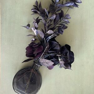 Handmade Halloween Faux Floral Vase